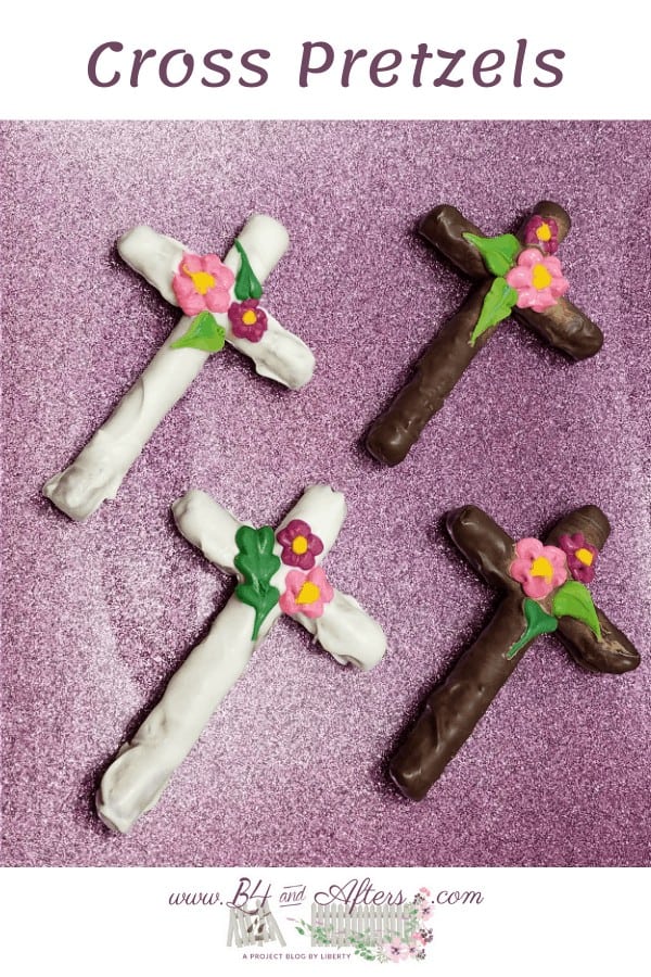 pretty Easter chocolate crosses