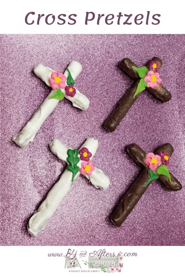 pretty Easter chocolate crosses
