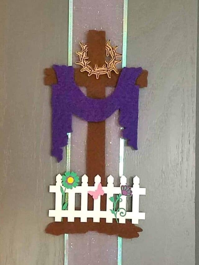 Felt Easter Cross