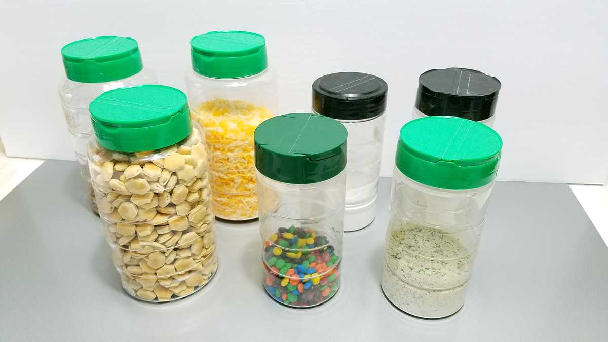 Dispensing Tips using Parmesan Cheese Containers B4 and Afters