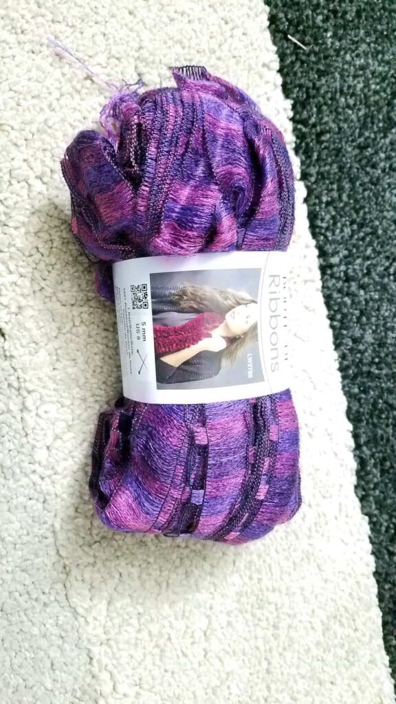 pink and purple yarn