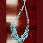 crocheted necklace