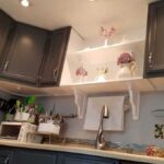 view of underneath upper kitchen cabinets