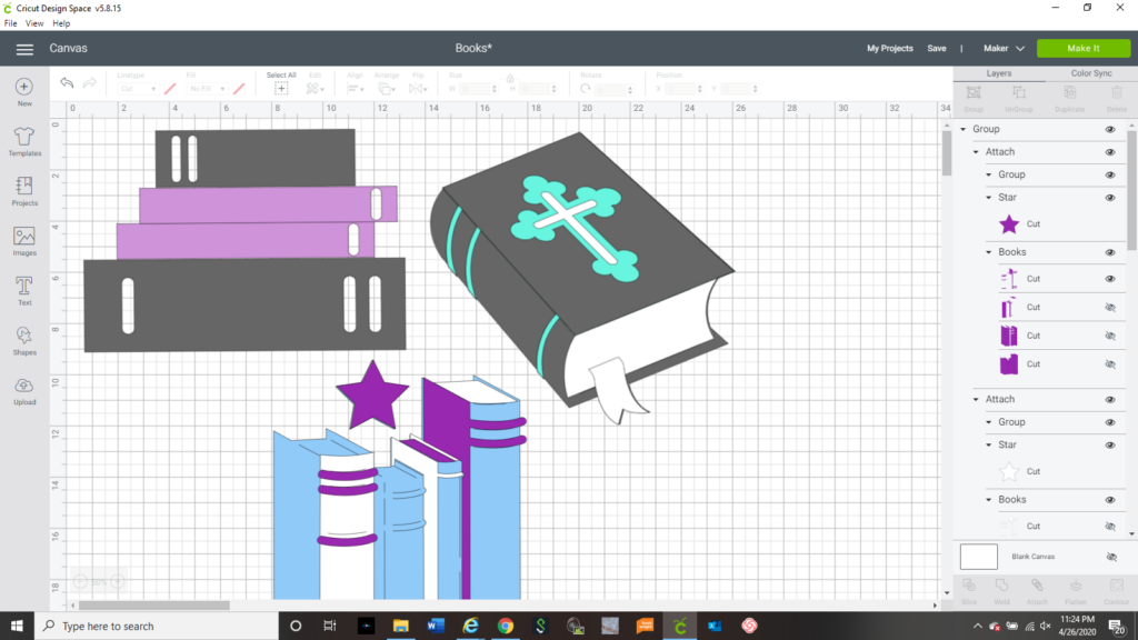 Cricut design space books