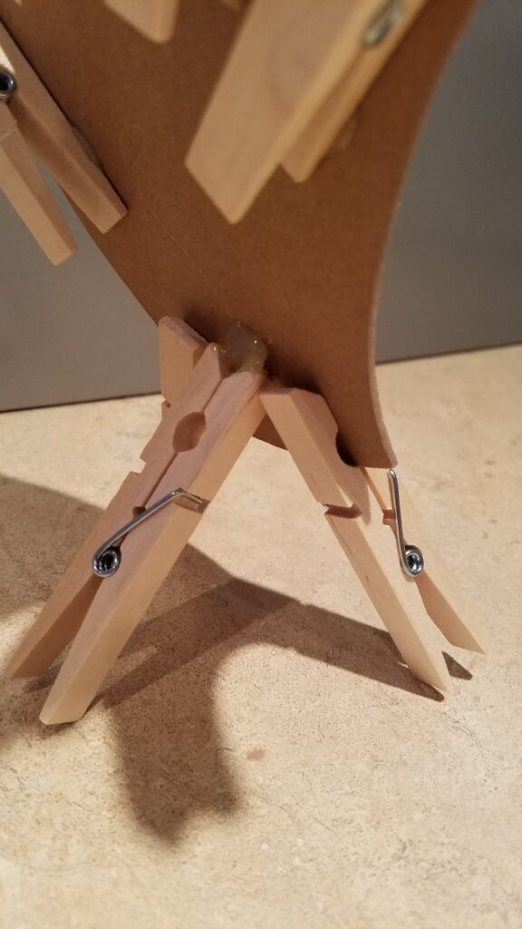 back of clothespin legs