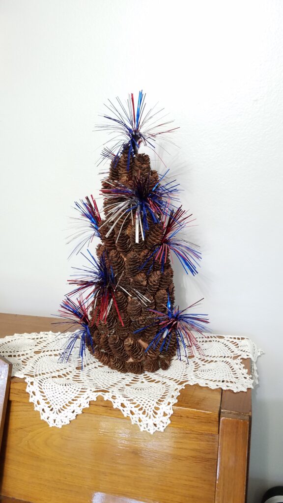 Fireworks party picks Pine Cone Tree