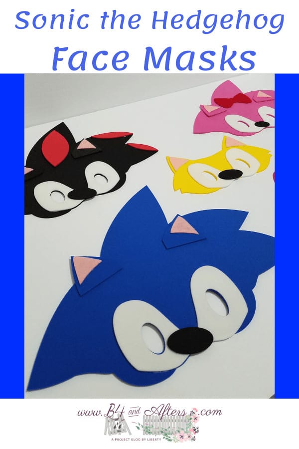 Face Masks for Sonic the Hedgehog Movie Characters