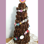 Button Pine Cone Tree graphic for Pinterest
