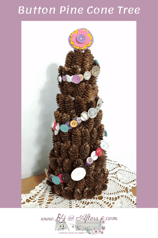 Mini Christmas Pine Cone Tree – - DIY homemade