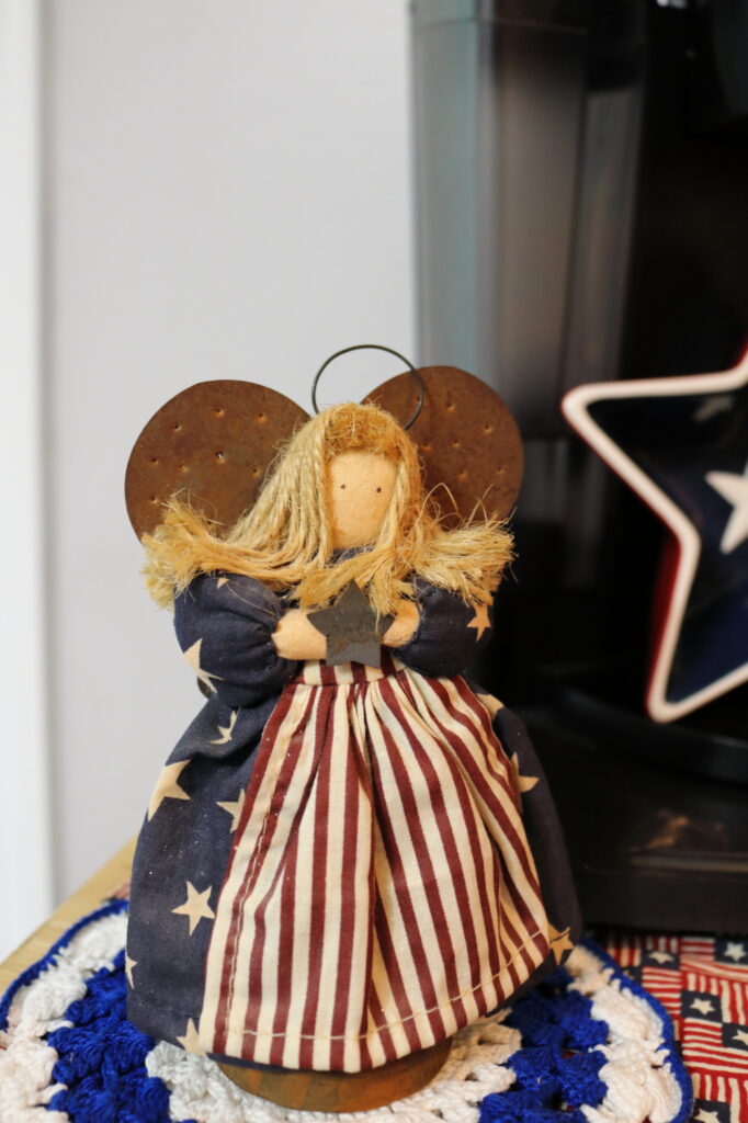 rustic Americana angel