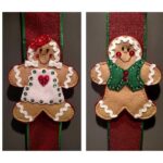 felt gingerbread boy and girl