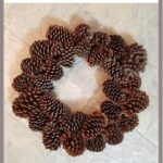 One Dollar Pine Cone Wreath pinterest image