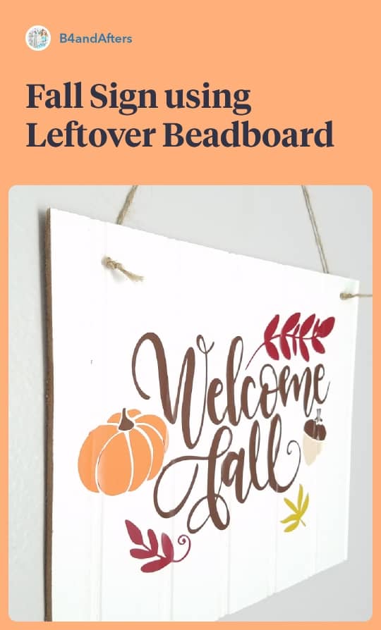 Fall Beadboard Sign