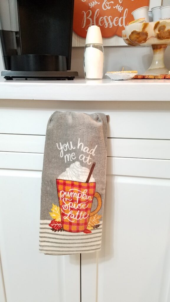 Pumpkin Spice Latte Towel