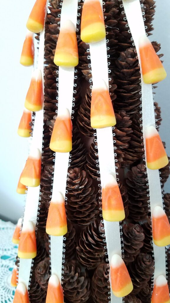 closeup of candy corn