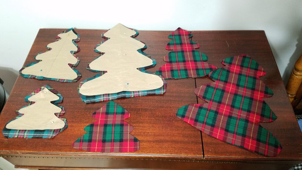 paper patterns to cut out fabric trees