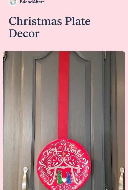 Christmas Plate Decor