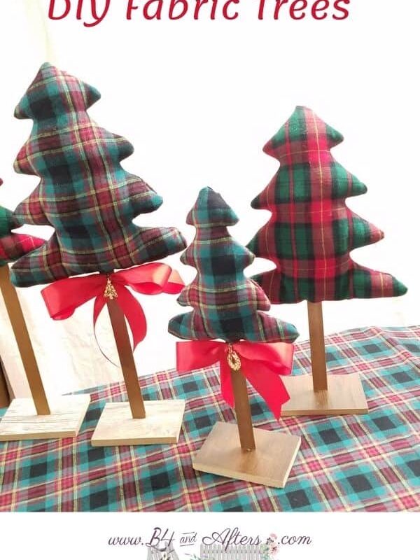 DIY Fabric Trees