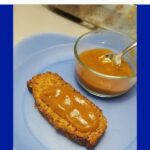 pumpkin butter on pumpkin bread graphic