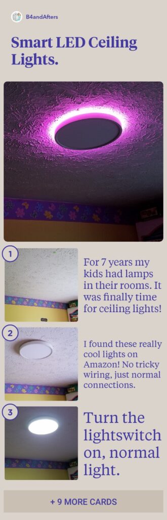 smart LED ceiling light