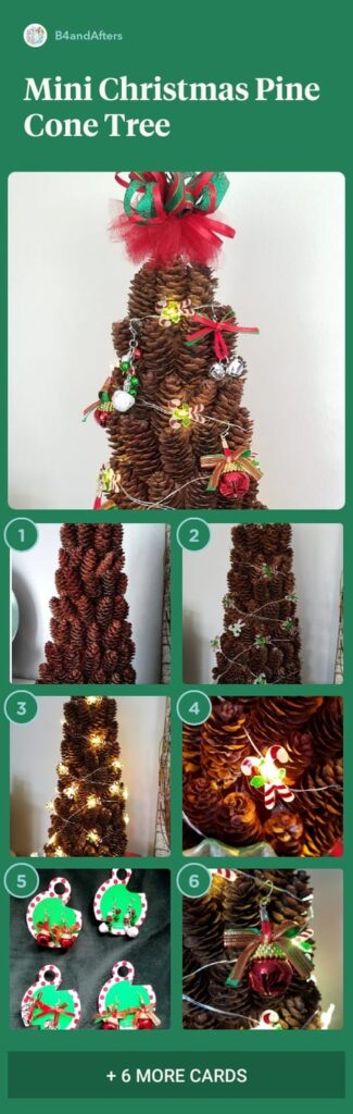 miniature Christmas tree with images step by step