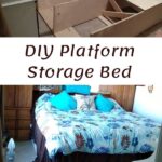DIY storage bed