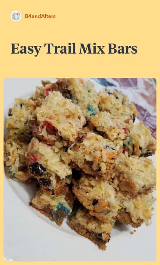 Easy Trail Mix Bars