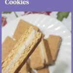 graham crackers with frosting in the middle