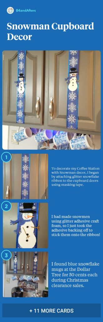 snowman themed kitchen decor step by step with pictures