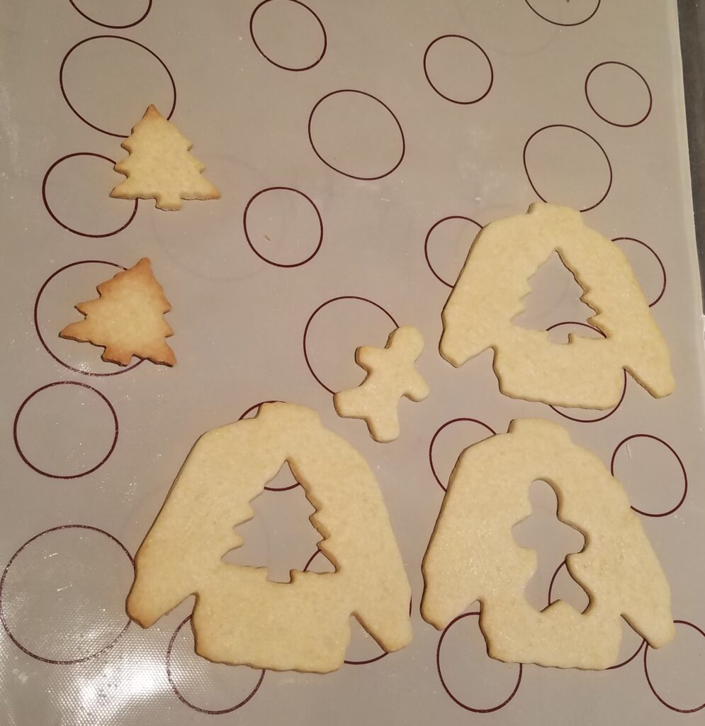 Christmas sweater cookie cut outs