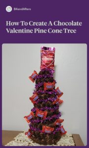 Wrapped Chocolate Pine Cone Tree