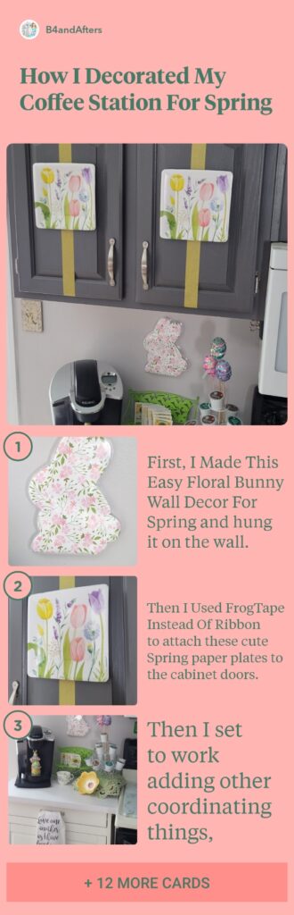 step by step decorating for spring