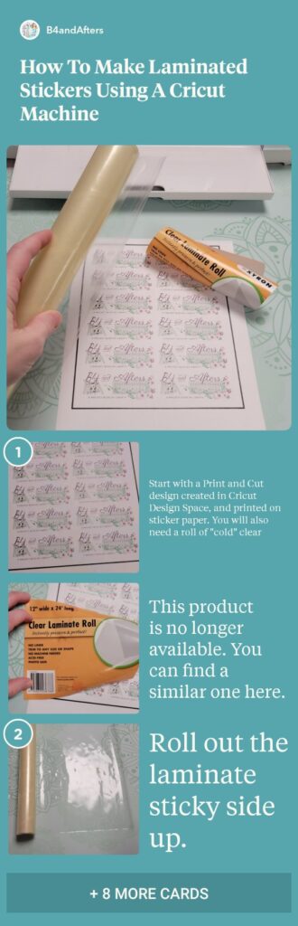 How to Make Laminated Stickers With a Cricut –