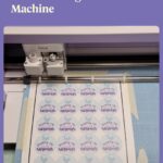 sheet of stickers in Cricut Maker