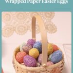 thread wrapped Easter eggs