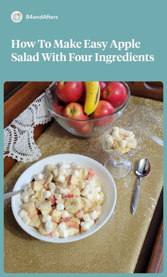 Four Ingredient Apple Fruit Salad