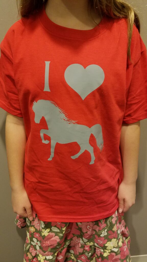 I heart Horses tshirt