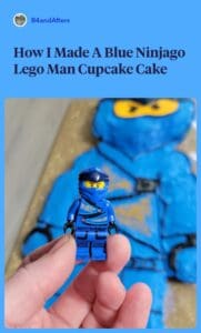 Blue Ninjago Lego Cupcake Cake