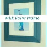 blue picture frame