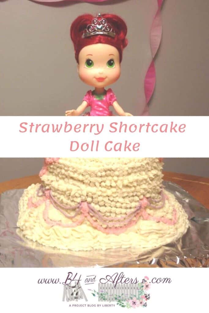 Strawberry Shortcake Doll Cake