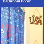 patriotic bathroom decor