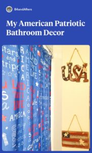 patriotic bathroom decor