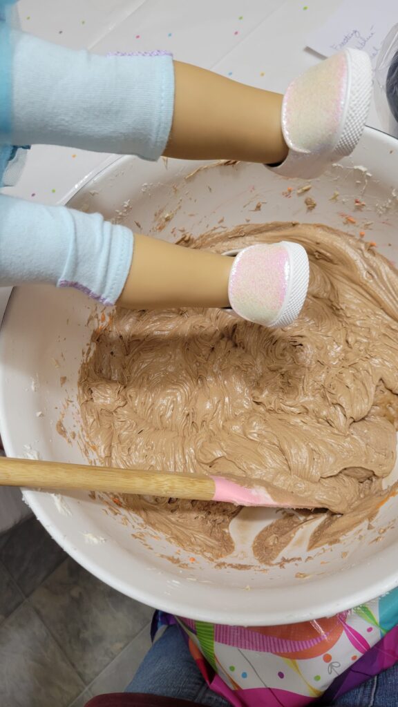 skin colored frosting