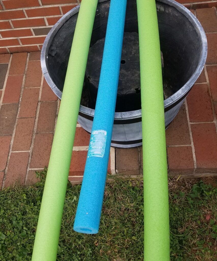 3 pool noodles