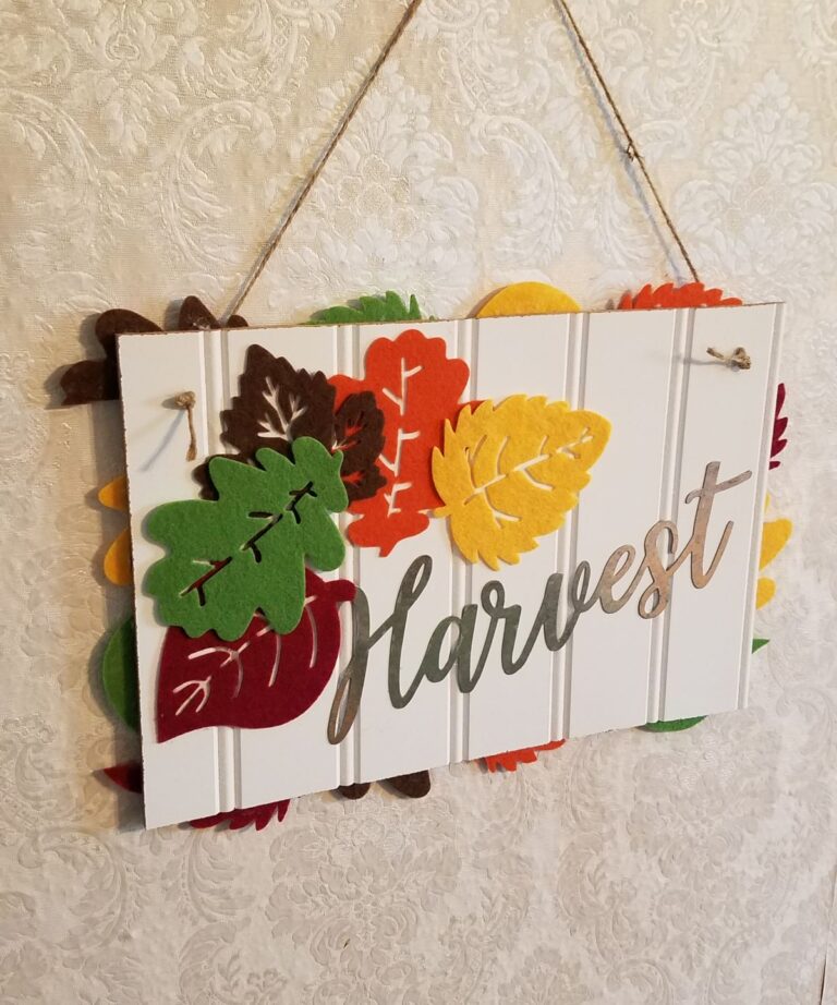 Fall Signs using Leftover Beadboard