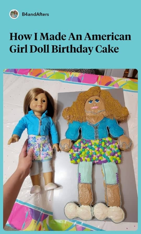 American Girl Doll Birthday Cake