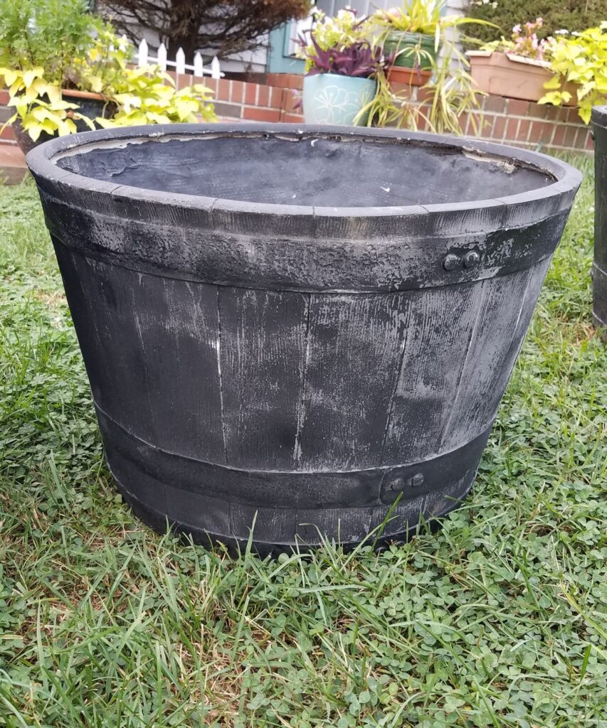 ugly black planter