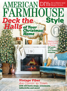 American Farmhouse Style Christmas magazine cover