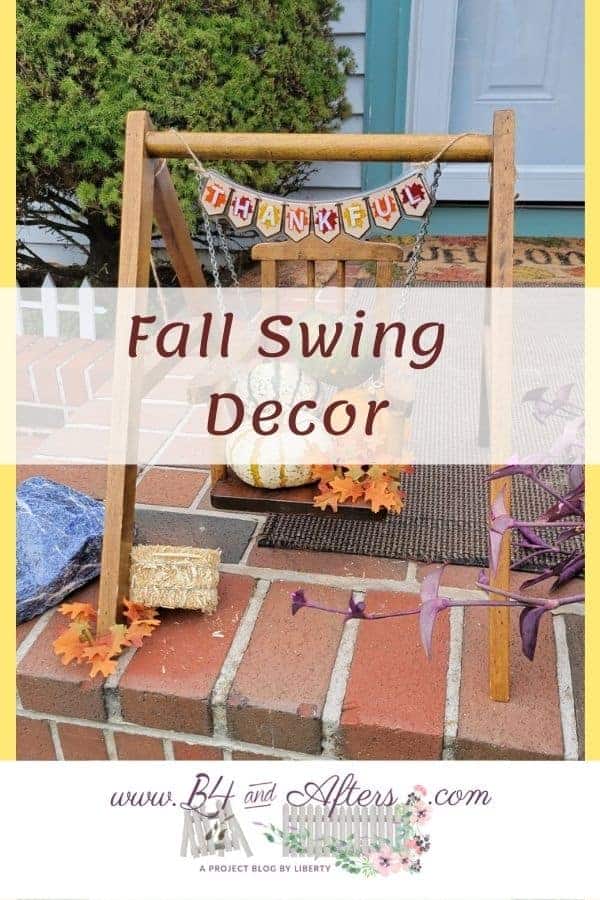 Easy Fall Swing Decor – How I Made an Adorable Mini Vignette