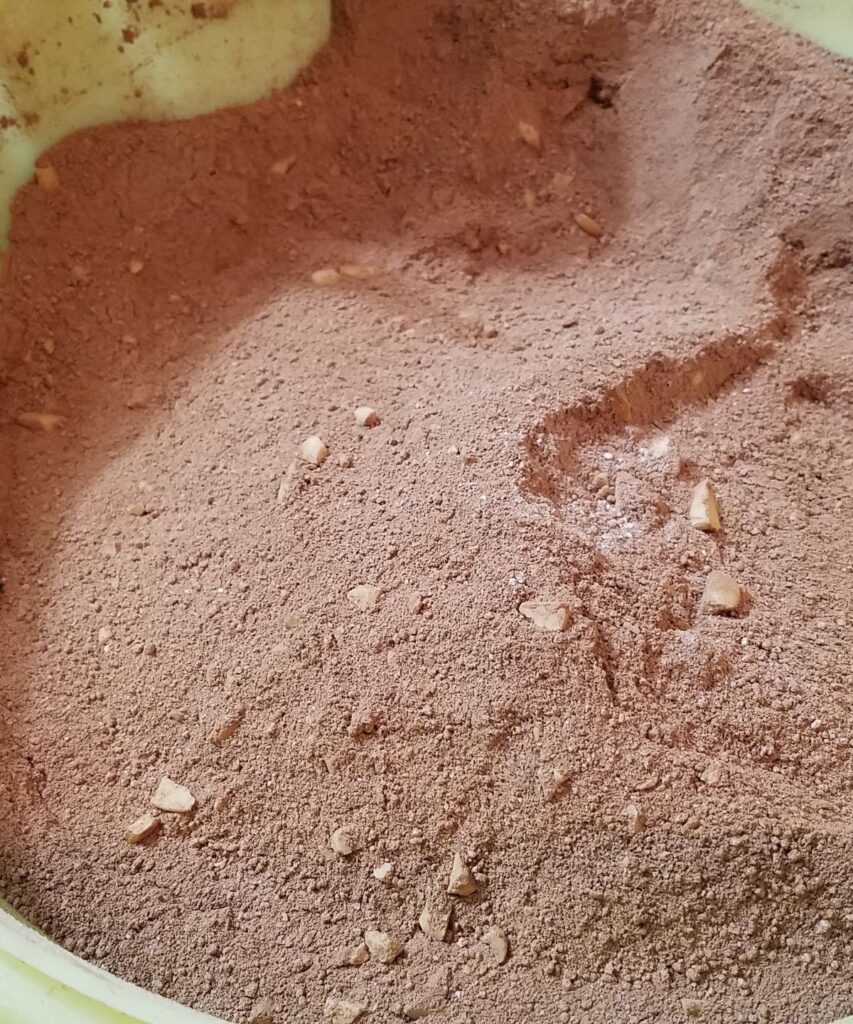 brown powder